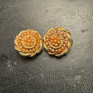 Clip on earrings belonged to my grandmother. 50 plus years old